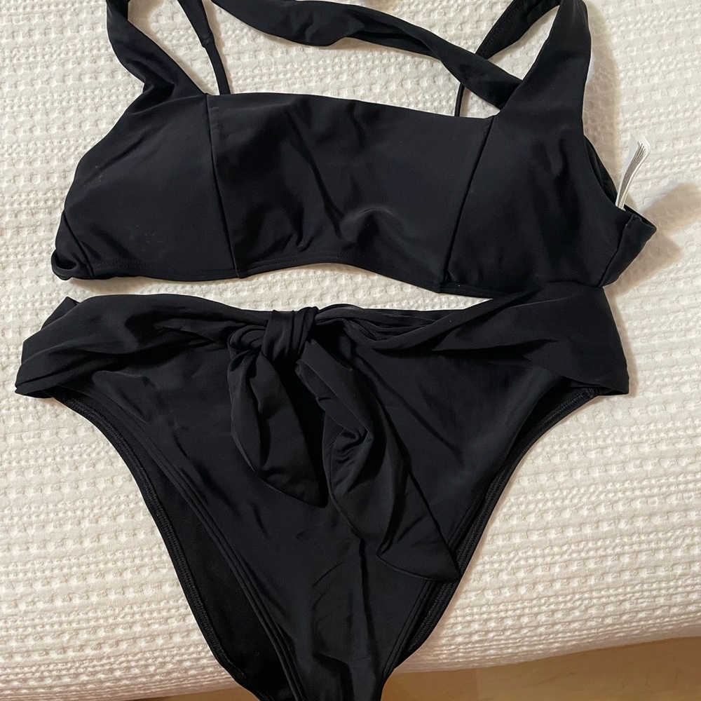 Abercrombie & Fitch Black Bikini Set